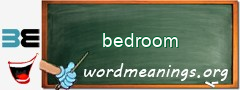 WordMeaning blackboard for bedroom